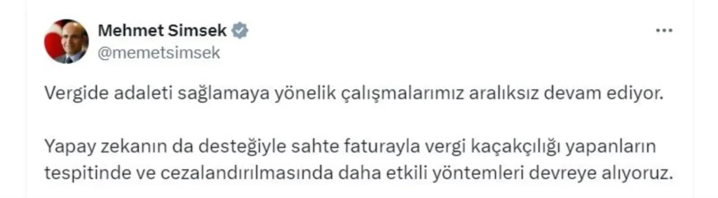 bakan simsek vergi kacakciliginin tespitinde 17833193 amp