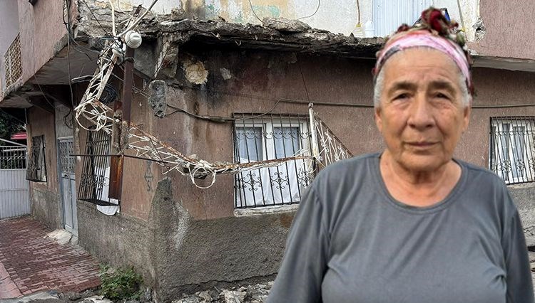 super hucre evin damini ve balkonunu cokertti gece korku dolu anlar yasandi